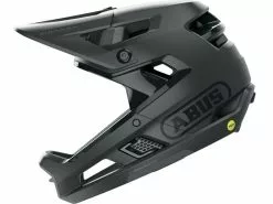 Dame Cykelhjelme Abus AirDrop MIPS Fullface Hjelm, Velvet Black, L/XL 52-58cm - Cykelstellet