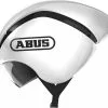 Dame Cykelhjelme Abus GameChanger TT Cykelhjelm, Shiny White, L/58-61cm - Cykelstellet