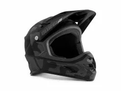 Fullface Cykelhjelme Bluegrass Intox Fullface Hjelm, Black Camo, M/56-58cm - Cykelstellet