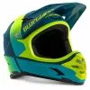 Fullface Cykelhjelme Bluegrass Intox Fullface Hjelm, Petrol Blue/Fluo Yellow, S/54-56cm - Cykelstellet