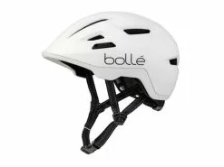 Dame Cykelhjelme Bollé Stance Cykelhjelm, Matte White, M (55-59cm) - Cykelstellet