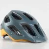 Dame Cykelhjelme Bontrager Blaze Wavecel - Cykelhjelm MTB - Blå/Gul - Medium 54-60 Cm - Cykelstellet