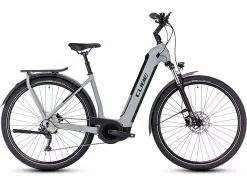 Herre Elcykel Cube Kathmandu Hybrid ONE 625 Grey - Elcykel - 2023, 50cm - Cykelstellet