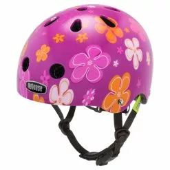Dame Cykelhjelme Cykelhjelm Nutcase BABY Nutty, Petal Power 47-50cm (XXS) - Cykelstellet