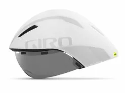 Dame Cykelhjelme Giro Aerohead Mips - Enkeltstartshjelm - Str. 51-55 Cm - Mat Hvid - Cykelstellet