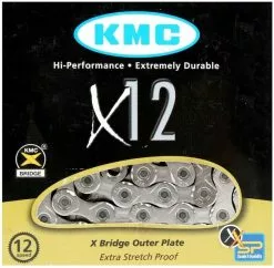 Cykelkæder KMC 11/128" 12V 126 Links Cykelkæde - Cykelstellet