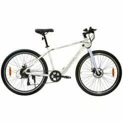 Dame Elcykel Motum City Elcykel 27,5" Med 7 Gear - White - Cykelstellet