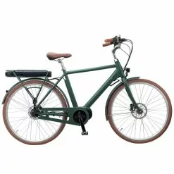 Herre Elcykel Mustang August Electric Center 28" Elcykel Med 7 Gear - Racing Green - Cykelstellet
