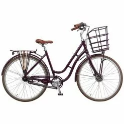 Dame Cykler Mustang Augusta 28" Damecykel Med 7 Gear - Dark Grape - Cykelstellet