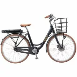 Cykelkurv Til Elcykel Mustang Augusta Electric 28" Elcykel Med 7 Gear - Black - Cykelstellet