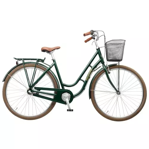 Dame Cykler Mustang Dagmar 28" Damecykel Med 3 Gear - Racing Green - Cykelstellet 1 Dame Cykler Mustang Dagmar 28" Damecykel Med 3 Gear - Racing Green - Cykelstellet