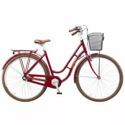 Dame Cykler Mustang Dagmar 28" Damecykel Med 3 Gear - Ruby Red - Cykelstellet