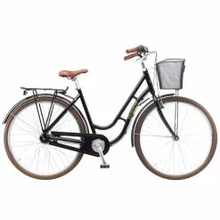 Dame Cykler Mustang Dagmar 28" Damecykel Med 7 Gear - Black - Cykelstellet