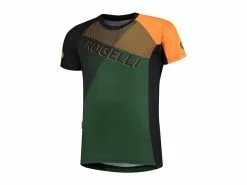 Rogelli Adventure - Cykeltrøje MTB - Korte ærmer - Grøn/Sort/Orange - Str. 2XL - Cykelstellet