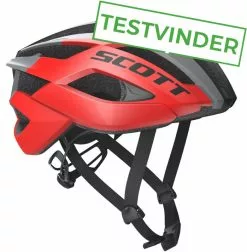 Junior Cykelhjelme Scott ARX Road Hjelm, Red/Grey (TESTVINDER I TÆNK '18) - Cykelstellet