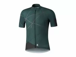 Shimano Breakaway - Cykeltrøje Med Korte ærmer - Charcoal - Str. S - Cykelstellet