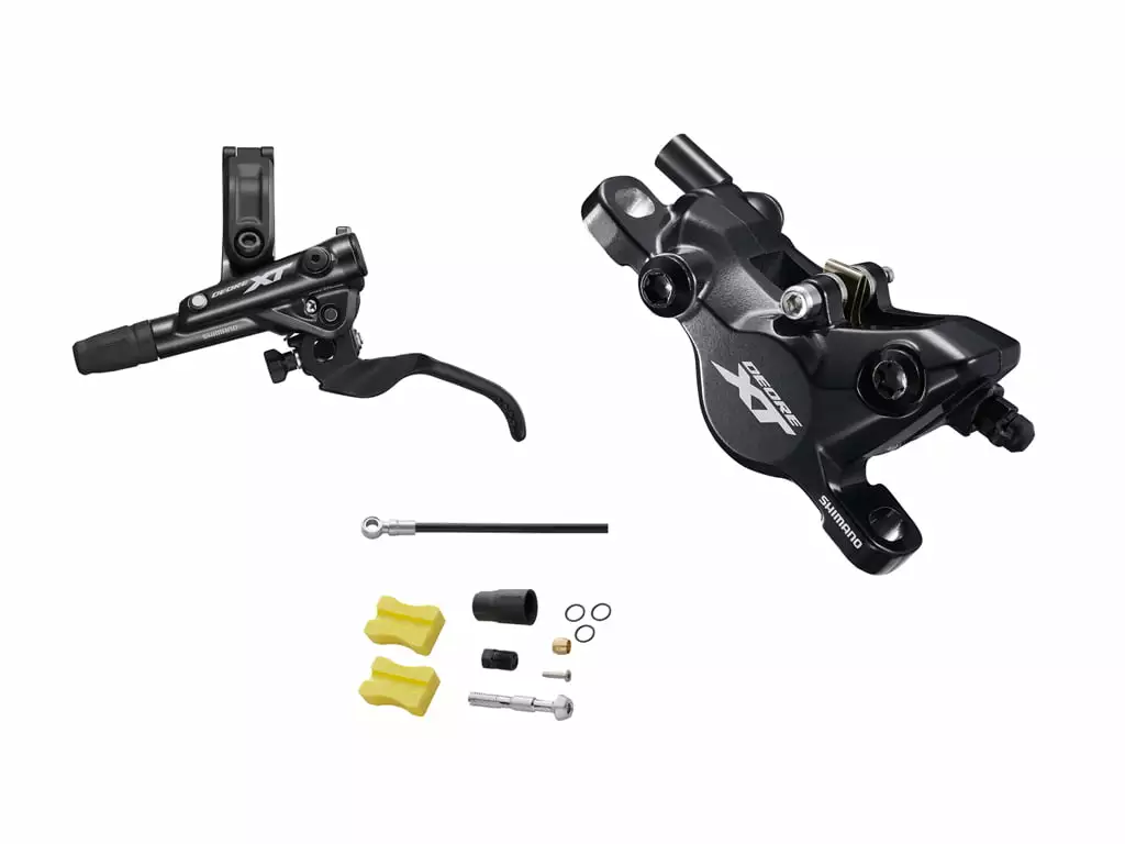 Skivebremser Shimano XT M8100 - Hydraulisk Bremsesæt - For/venstre - Resin - Cykelstellet 1 Skivebremser Shimano XT M8100 - Hydraulisk Bremsesæt - For/venstre - Resin - Cykelstellet