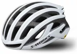Dame Cykelhjelme Specialized S-Works Prevail II MIPS ANGi READY Cykelhjelm - Hvid - Cykelstellet
