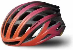 Dame Cykelhjelme Specialized S-Works Prevail II Mips ANGi READY Cykelhjelm - Rød/lilla - Cykelstellet