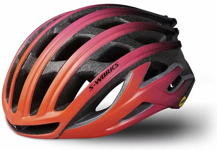 Dame Cykelhjelme Specialized S-Works Prevail II Mips ANGi READY Cykelhjelm - Rød/lilla - Cykelstellet 1 Dame Cykelhjelme Specialized S-Works Prevail II Mips ANGi READY Cykelhjelm - Rød/lilla - Cykelstellet