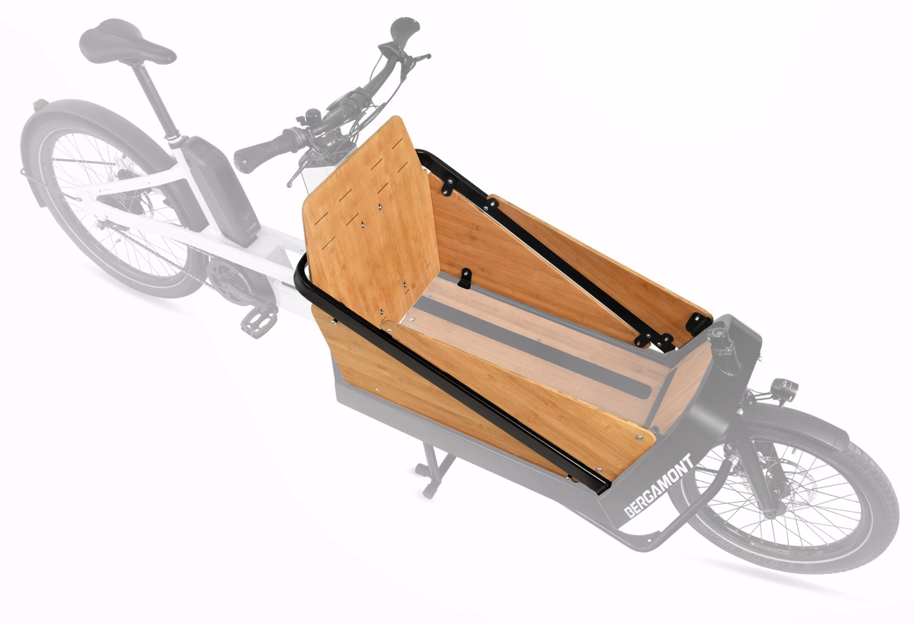 Ladcykel Tilbehør Z Bergamont Cargoville - Bambus Bagage Boks 75l - Cykelstellet 1 Ladcykel Tilbehør Z Bergamont Cargoville - Bambus Bagage Boks 75l - Cykelstellet